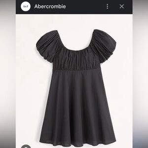 Women's Ruched Puff Sleeve
Mini Dress from Abercrombie and Fitch